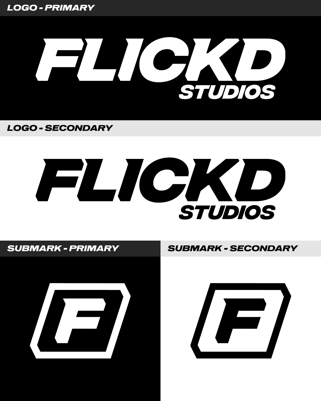 Flickd Studios Branding